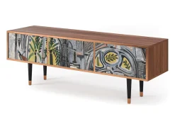 Online Mueble de TV - 170х59х48 cm - T4 - The Studio , Nogueira Castanho