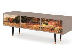 Clearance Mueble de TV - 170х59х48 cm - T4 - The Banks, Latte Bege