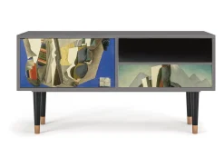 Sale Mueble de TV - 115х59х48 cm - T3 - The Cubist Paintings , Areia Bege