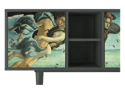 Mueble de TV - 150х69х41 cm - T5 - The Birth of Venus, Antracite^ Móvel De Tv