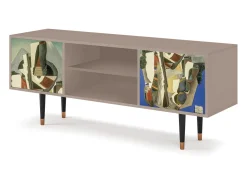 Online Mueble de TV - 170х69х48 cm - T2 - The Cubist Paintings , Latte Bege