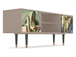 Online Mueble de TV - 170х69х48 cm - T2 - The Cubist Paintings , Latte Bege