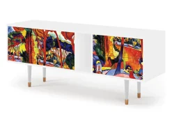 Clearance Mueble de TV - 170х69х48 cm - T1 - The Turning Road, Branco Bege