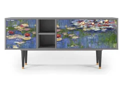Mueble de TV - 150х69х41 cm - T5 - The water lily pond , Cinza^ Móvel De Tv