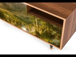 Móvel De Tv| Mueble de TV - 125х56х41 cm - T7 - The Heart of the Andes , Nogueira Castanho