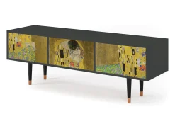 Mueble de TV - 170х59х48 cm - T4 - The Kiss by Klimt , Antracite^ Móvel De Tv