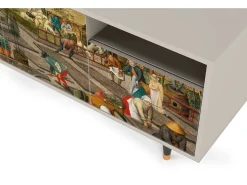 Mueble de TV - 125х56х41 cm - T7 - The Younger - Spring, Areia^ Móvel De Tv
