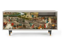 Mueble de TV - 125х56х41 cm - T7 - The Younger - Spring, Areia^ Móvel De Tv