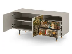 Mueble de TV - 125х56х41 cm - T7 - The Younger - Spring, Areia^ Móvel De Tv