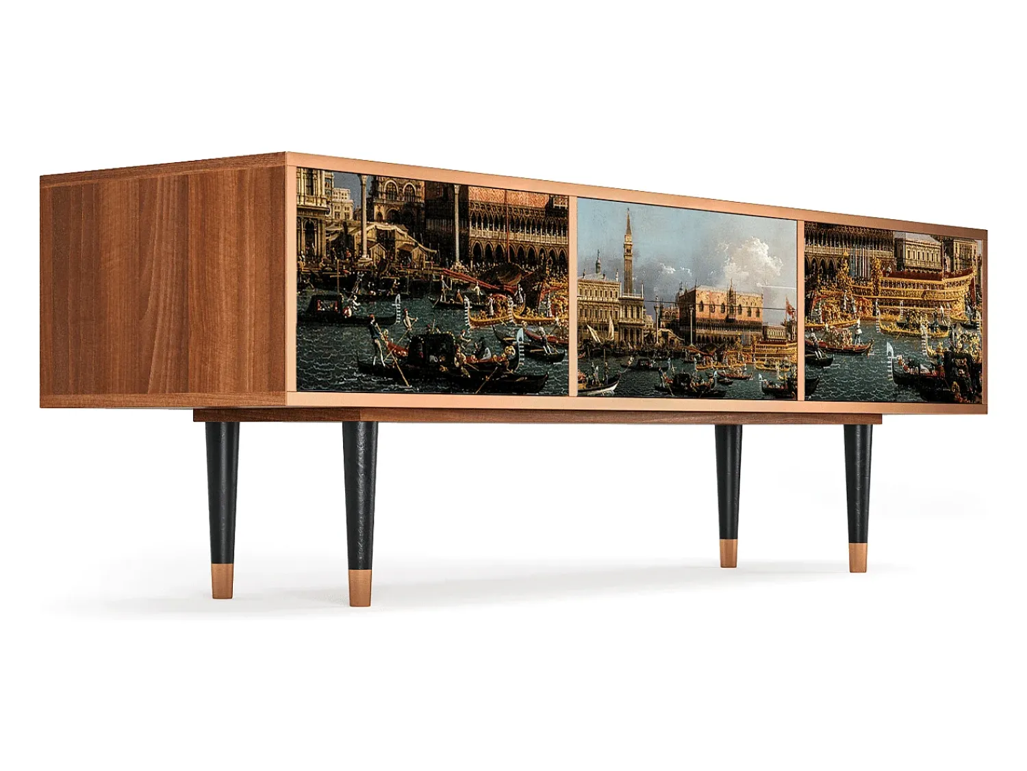 Mueble de TV - 170х59х48 cm - T4 - The Bucintoro, Nogueira^ Móvel De Tv