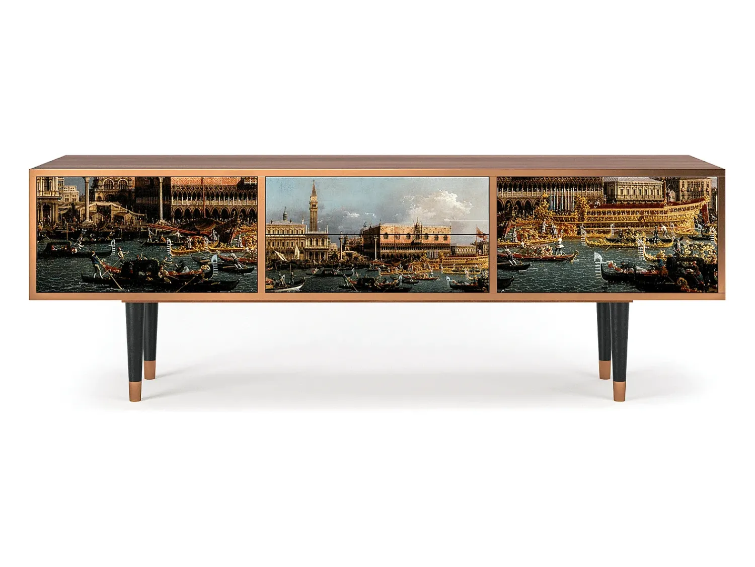 Mueble de TV - 170х59х48 cm - T4 - The Bucintoro, Nogueira^ Móvel De Tv