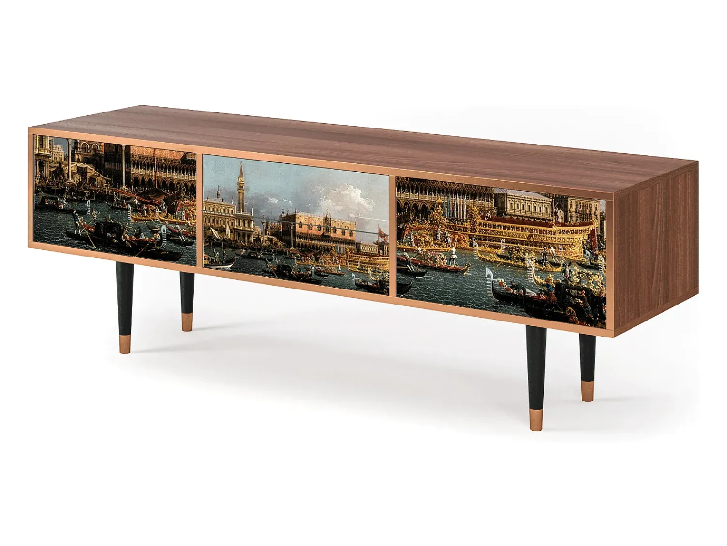 Mueble de TV - 170х59х48 cm - T4 - The Bucintoro, Nogueira^ Móvel De Tv