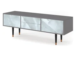 Móvel De Tv| Mueble de TV - 170х59х48 cm - T4 - The Onyx, Cinza Cinzento