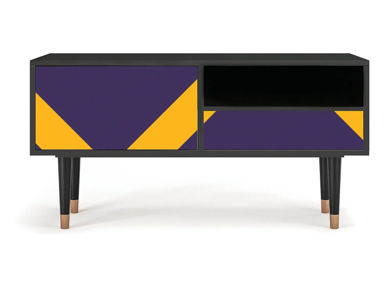 Mueble de TV - 115х59х48 cm - T3 - The Brightest Way, Antracite^ Móvel De Tv