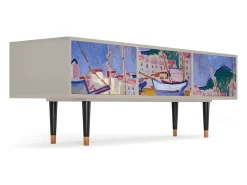 Móvel De Tv| Mueble de TV - 170х59х48 cm - T4 - The Port of Collioure , Areia Bege