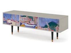 Móvel De Tv| Mueble de TV - 170х59х48 cm - T4 - The Port of Collioure , Areia Bege