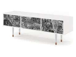 Mueble de TV - 170х59х48 cm - T4 - The Festival of Saint, Branco^ Móvel De Tv
