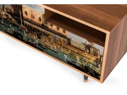 Móvel De Tv| Mueble de TV - 125х56х41 cm - T7 - The Bucintoro, Nogueira Castanho