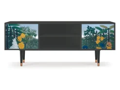 Móvel De Tv| Mueble de TV - 170х69х48 cm - T2 - The Repast of the Lion, Antracite Cinza antracite