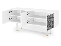 Mueble de TV - 150х69х41 cm - T5 - The Festival of Saint, Branco^ Móvel De Tv