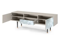Móvel De Tv* Mueble de TV - 170х59х41 cm - T6 - The Onyx, Areia Bege