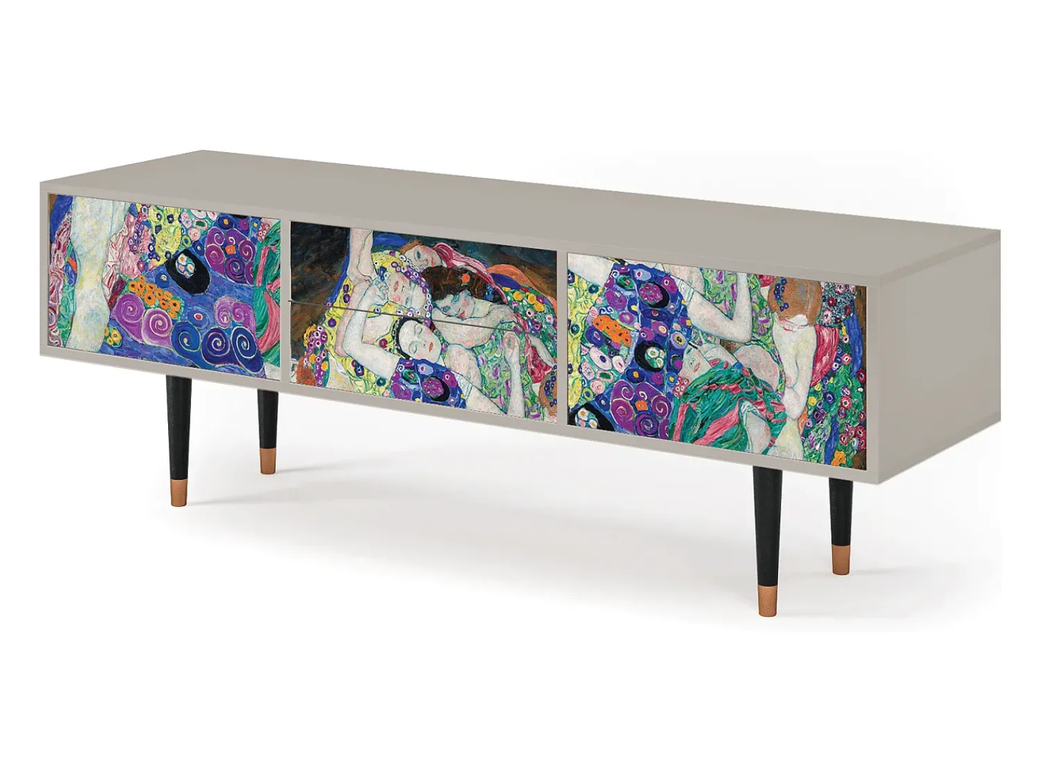 Outlet Mueble de TV - 170х59х48 cm - T4 - The Maiden by Klimt, Areia Bege