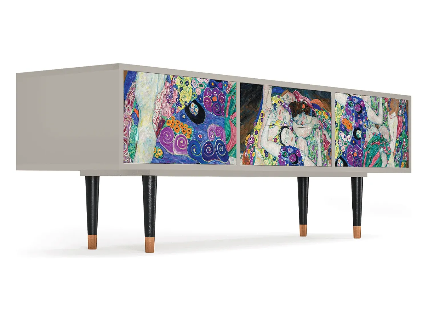Outlet Mueble de TV - 170х59х48 cm - T4 - The Maiden by Klimt, Areia Bege