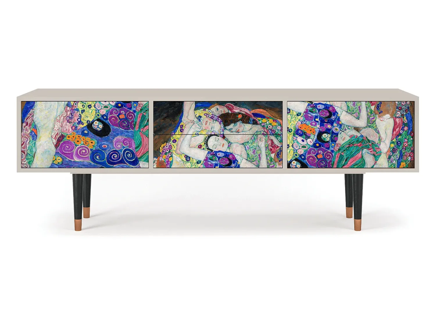 Outlet Mueble de TV - 170х59х48 cm - T4 - The Maiden by Klimt, Areia Bege