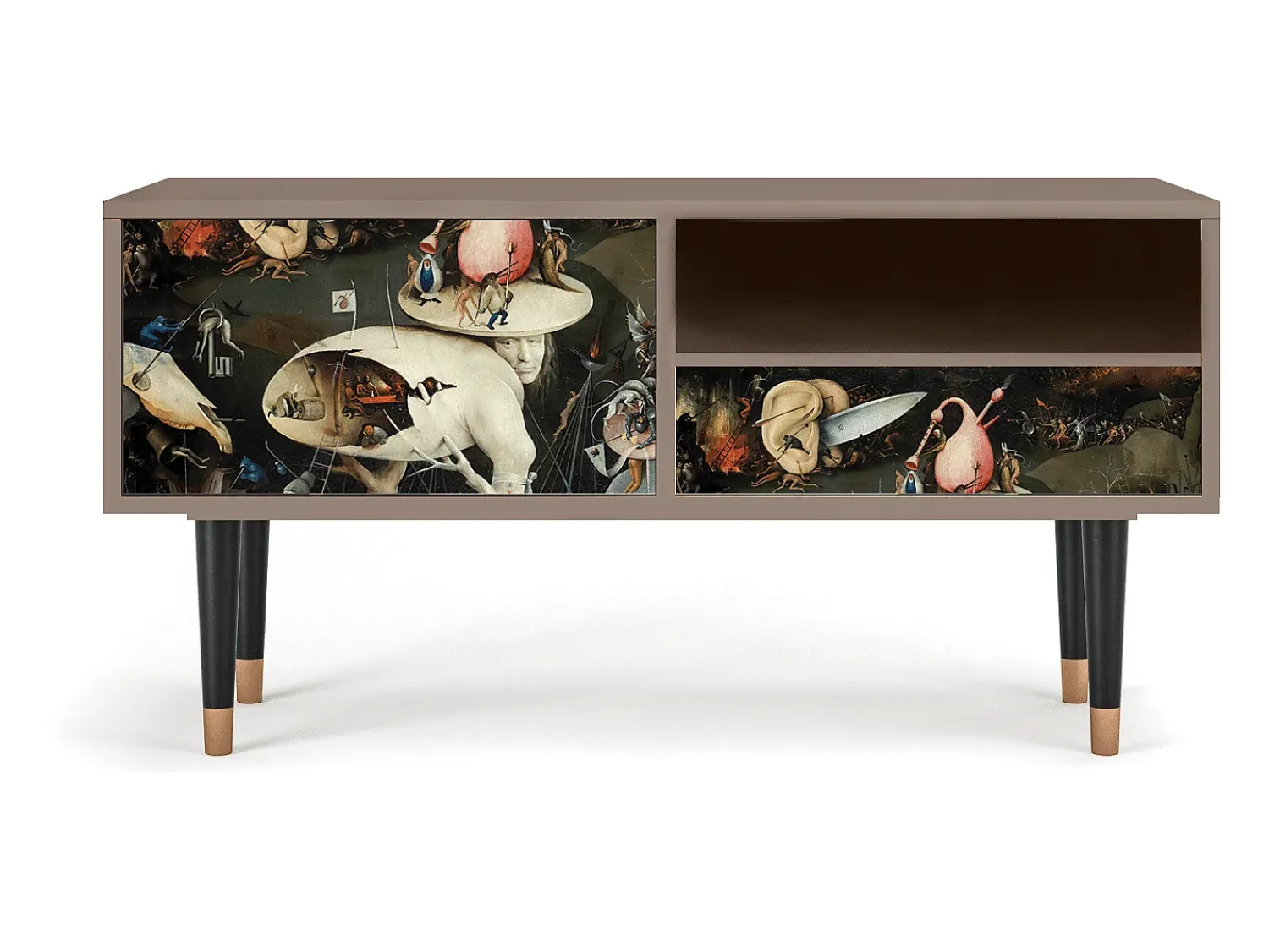 Mueble de TV - 115х59х48 cm - T3 - The Garden 2, Latte^ Móvel De Tv