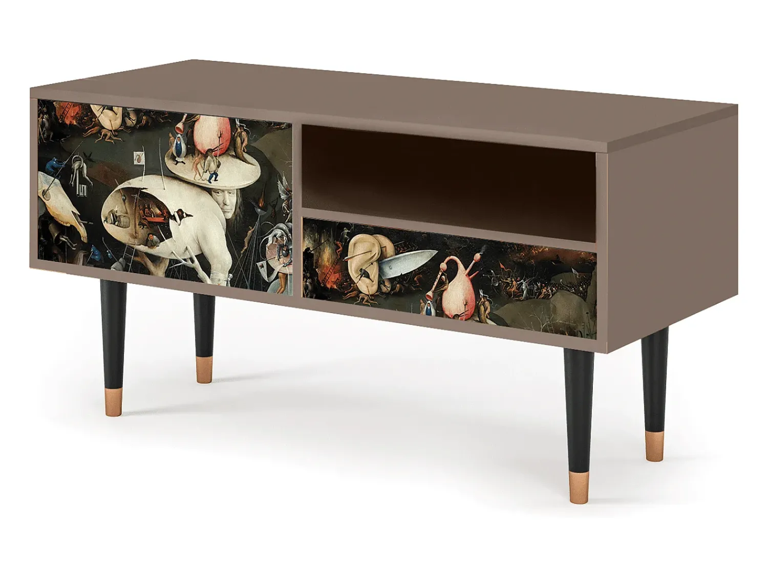 Mueble de TV - 115х59х48 cm - T3 - The Garden 2, Latte^ Móvel De Tv