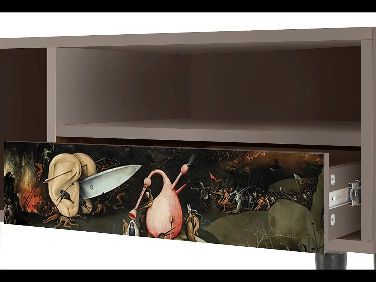 Mueble de TV - 115х59х48 cm - T3 - The Garden 2, Latte^ Móvel De Tv