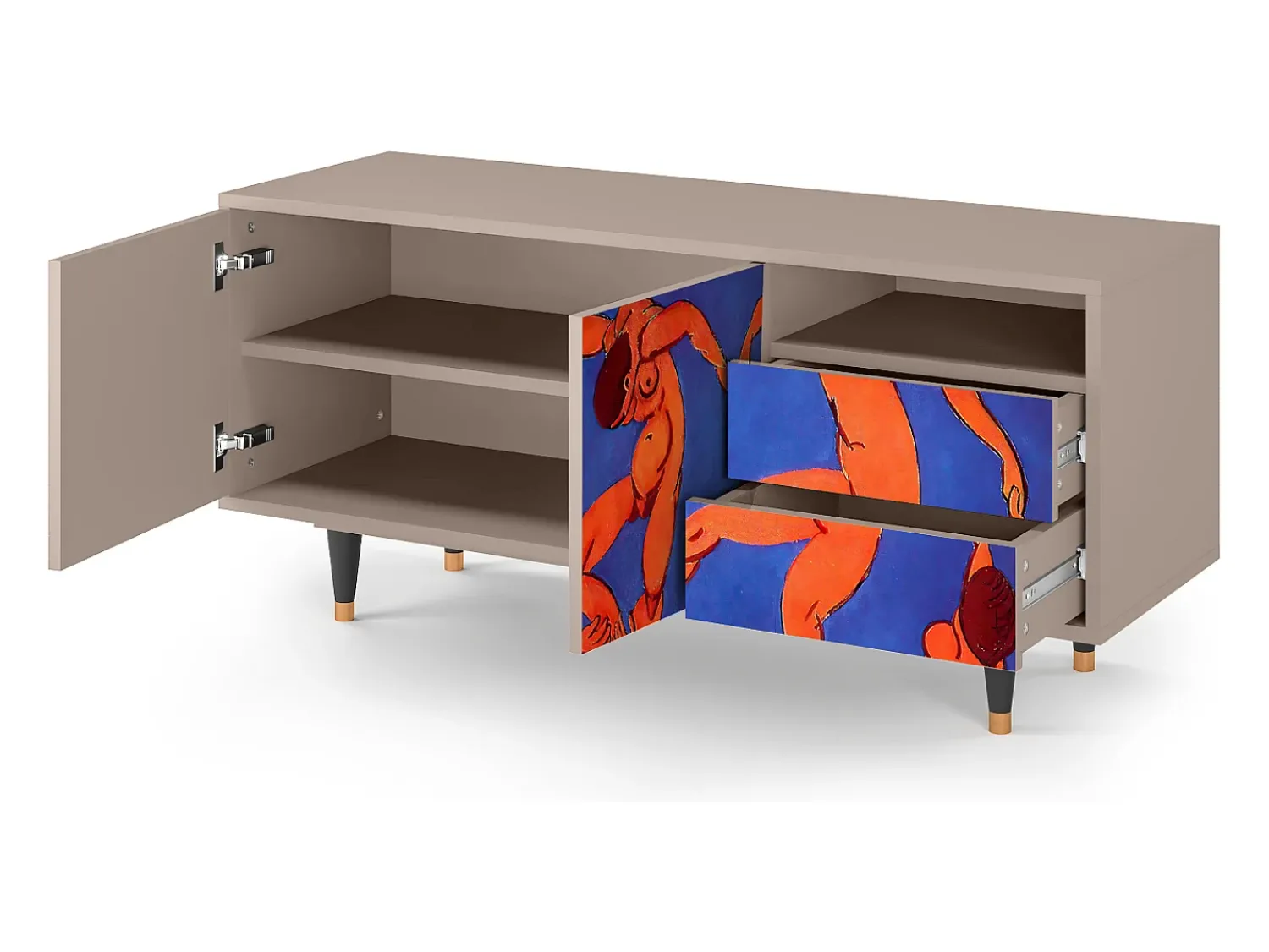 Mueble de TV - 125х56х41 cm - T7 - The Dance by Matisse , Latte^ Móvel De Tv