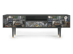 Mueble de TV - 170х59х41 cm - T6 - The Studio , Antracite Cinza antracite