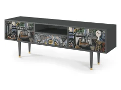 Mueble de TV - 170х59х41 cm - T6 - The Studio , Antracite Cinza antracite