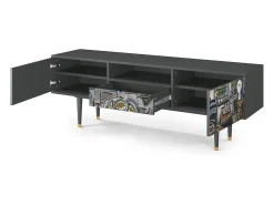 Mueble de TV - 170х59х41 cm - T6 - The Studio , Antracite Cinza antracite
