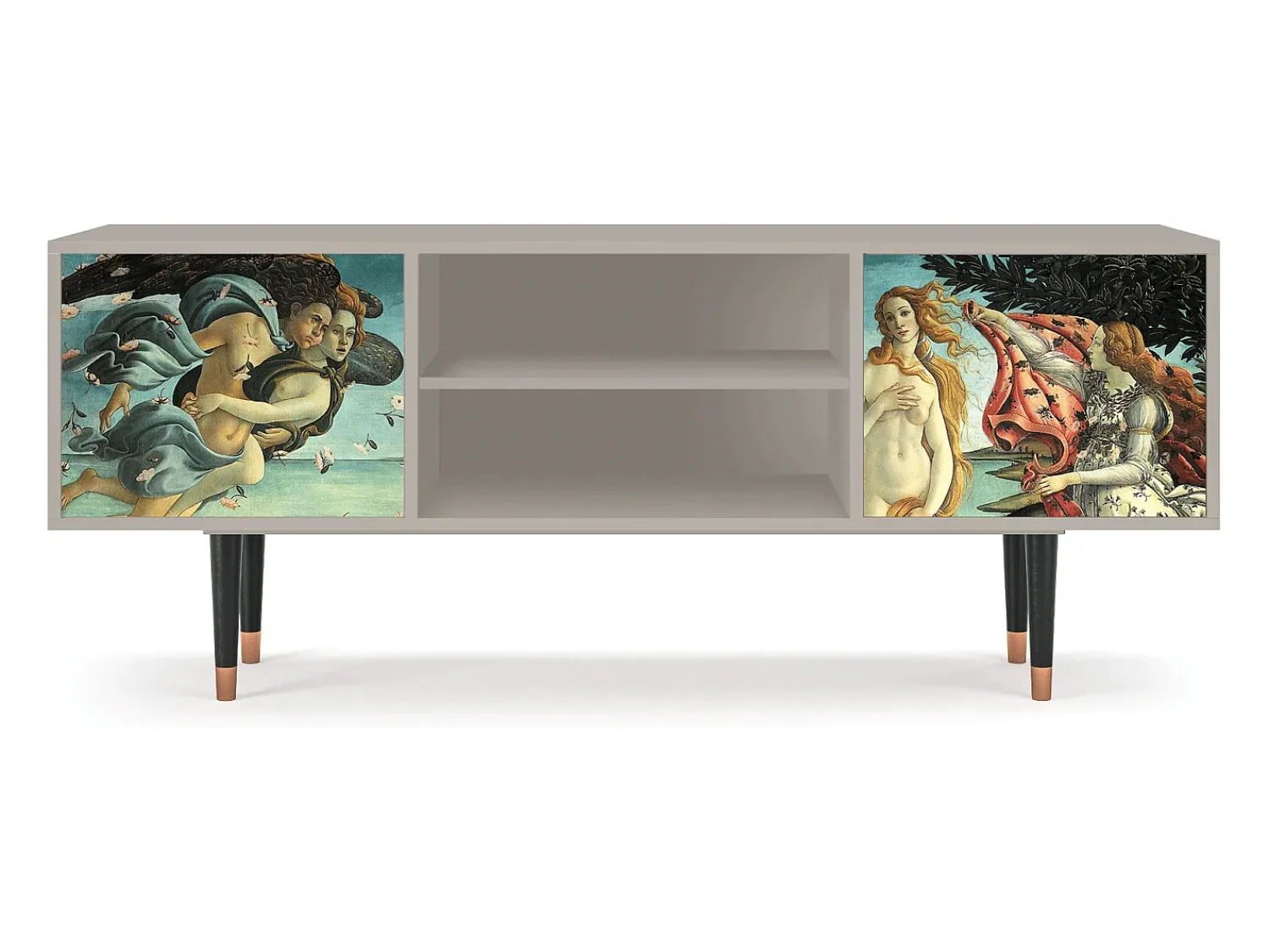Móvel De Tv* Mueble de TV - 170х69х48 cm - T2 - The Birth of Venus, Areia Bege