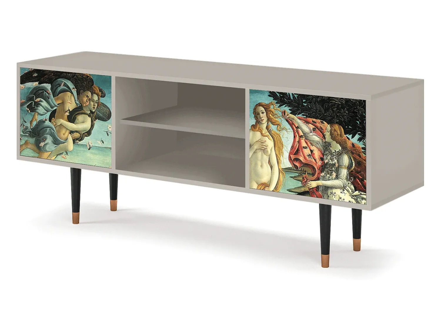 Móvel De Tv* Mueble de TV - 170х69х48 cm - T2 - The Birth of Venus, Areia Bege