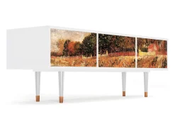Móvel De Tv* Mueble de TV - 170х59х48 cm - T4 - The Banks, Branco Bege