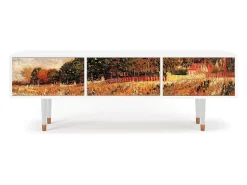 Móvel De Tv* Mueble de TV - 170х59х48 cm - T4 - The Banks, Branco Bege