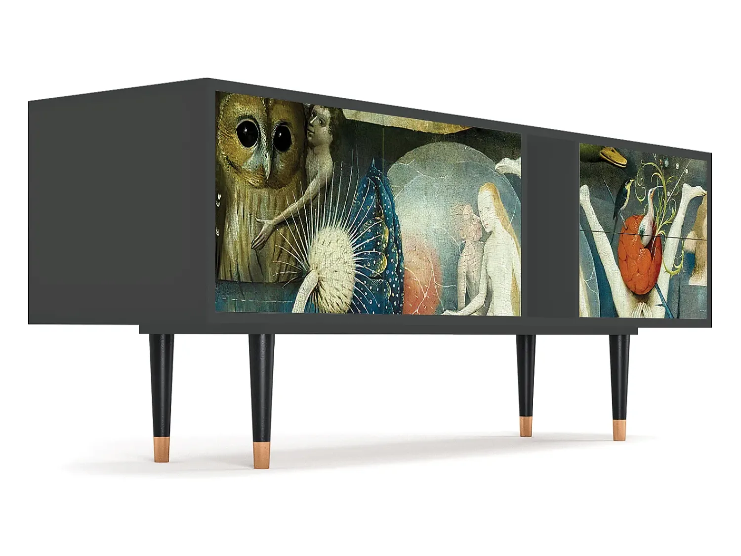 Móvel De Tv| Mueble de TV - 170х69х48 cm - T1 - The Garden Of by Bosch, Antracite Cinza antracite
