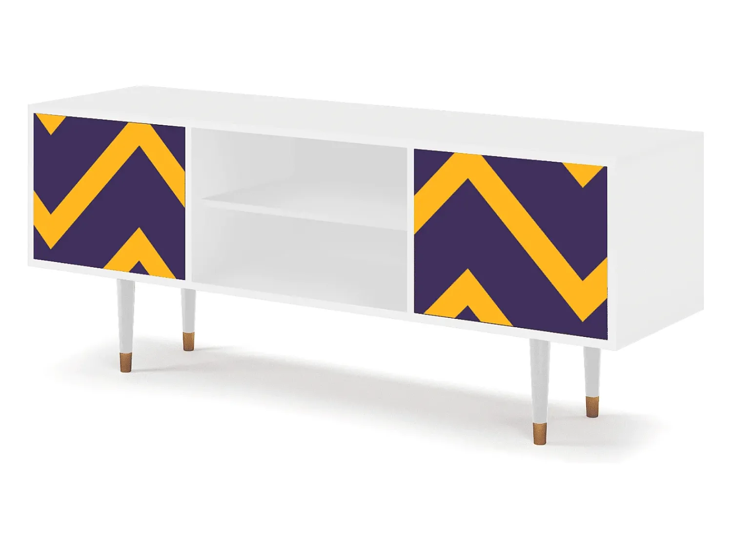 Mueble de TV - 170х69х48 cm - T2 - The Brightest Way, Branco Bege