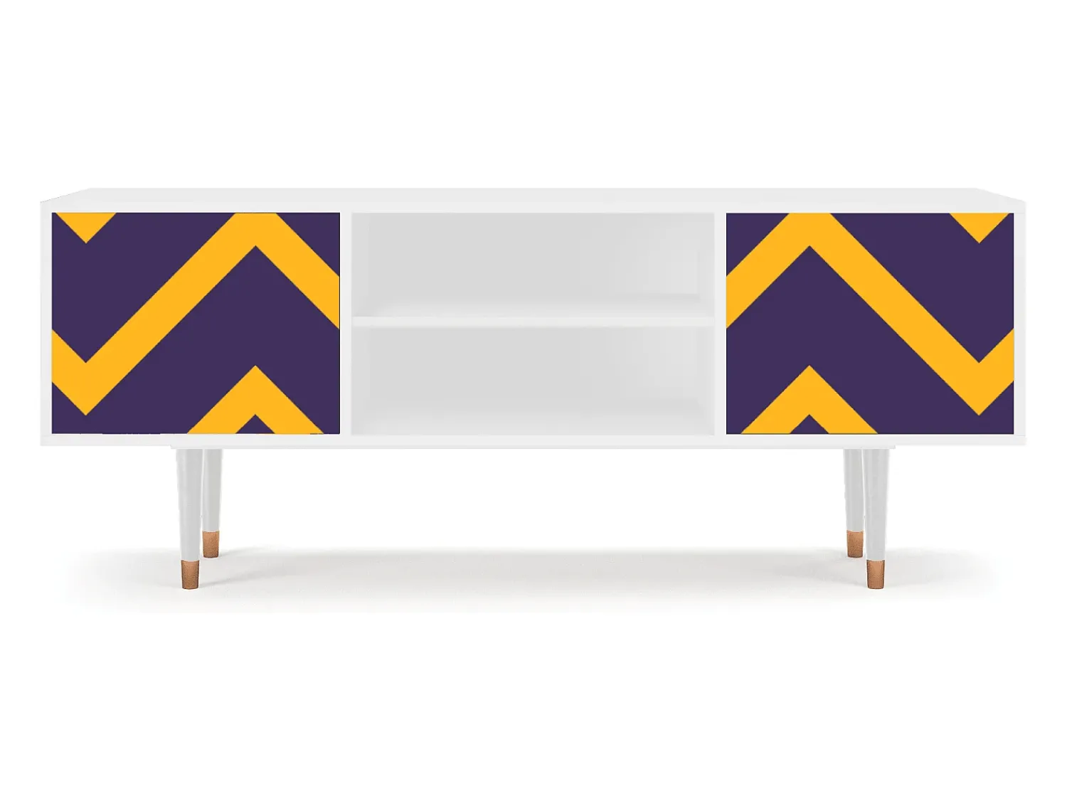 Mueble de TV - 170х69х48 cm - T2 - The Brightest Way, Branco Bege