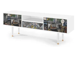 Mueble de TV - 170х59х41 cm - T6 - The Studio , Branco^ Móvel De Tv