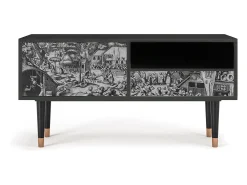 Outlet Mueble de TV - 115х59х48 cm - T3 - The Festival of Saint, Antracite Cinza antracite
