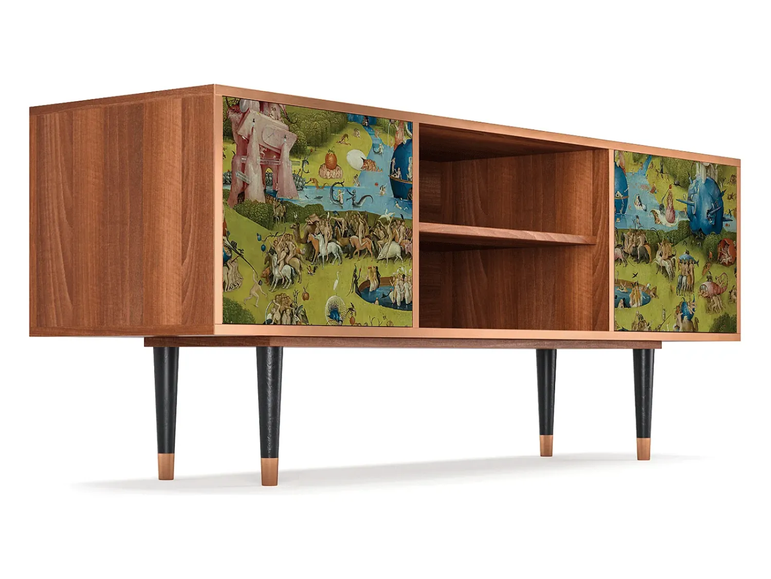 Móvel De Tv| Mueble de TV - 170х69х48 cm - T2 - The Garden 2 by Bosch, Nogueira Castanho
