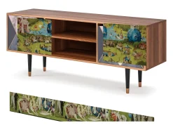 Móvel De Tv| Mueble de TV - 170х69х48 cm - T2 - The Garden 2 by Bosch, Nogueira Castanho