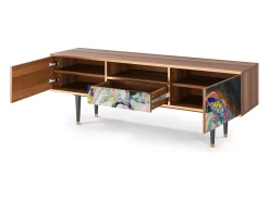 Móvel De Tv| Mueble de TV - 170х59х41 cm - T6 - The Maiden by Klimt, Nogueira Castanho