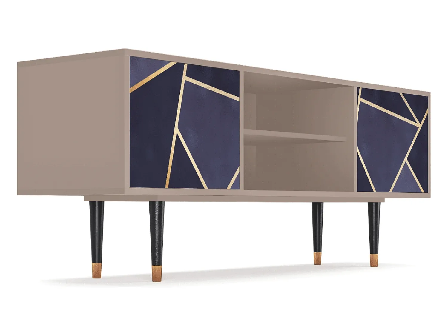 Móvel De Tv| Mueble de TV - 170х69х48 cm - T2 - The Amethyst, Latte Bege