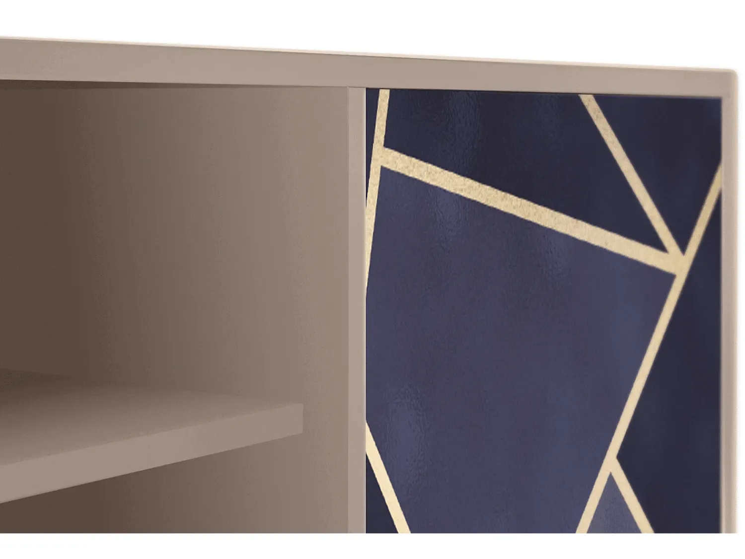 Móvel De Tv| Mueble de TV - 170х69х48 cm - T2 - The Amethyst, Latte Bege