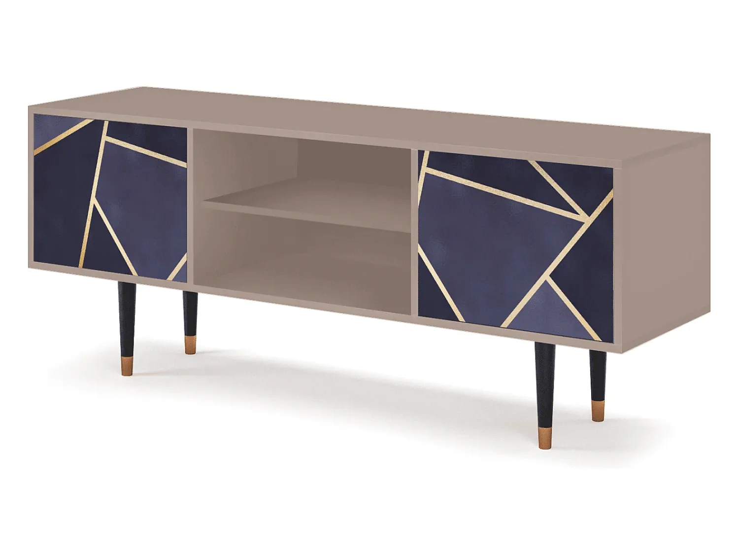 Móvel De Tv| Mueble de TV - 170х69х48 cm - T2 - The Amethyst, Latte Bege